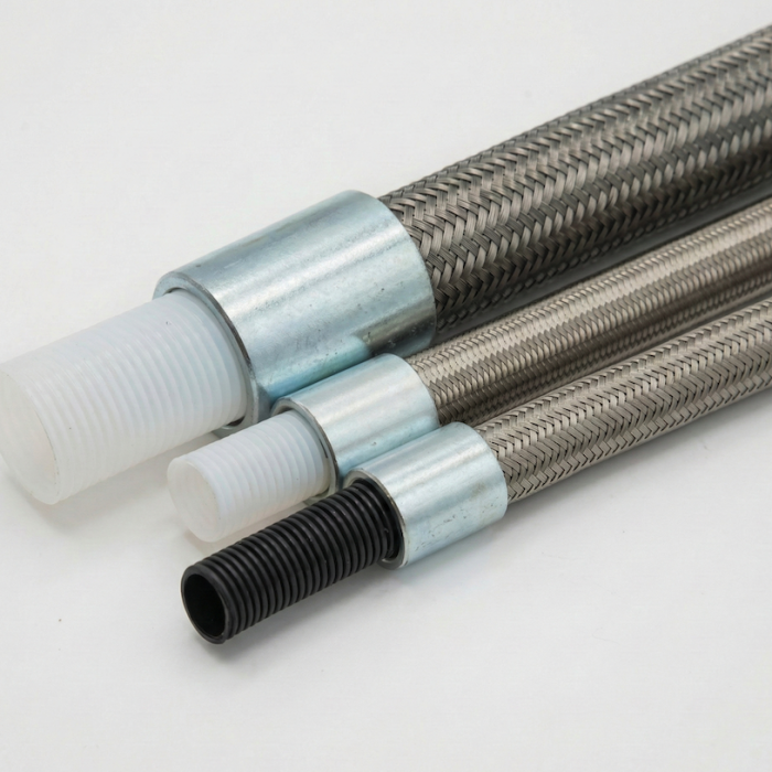 PTFE Corrugado vs. Liso: ¿Cuál es la manguera ideal para tu proceso industrial?